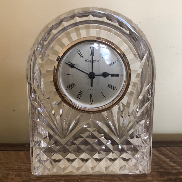 Waterford Crystal Accents Waterford Crystal Clock Poshmark